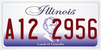 IL license plate A122956