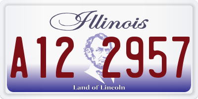 IL license plate A122957