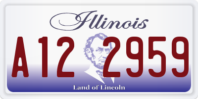 IL license plate A122959