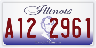 IL license plate A122961