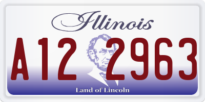 IL license plate A122963
