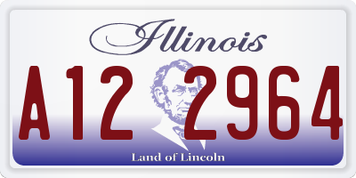 IL license plate A122964