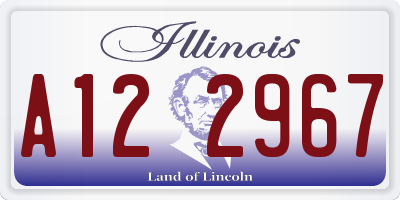 IL license plate A122967
