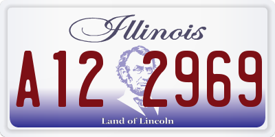 IL license plate A122969