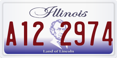 IL license plate A122974