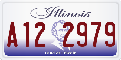 IL license plate A122979