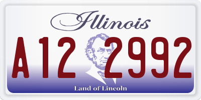 IL license plate A122992