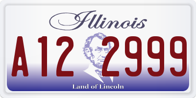 IL license plate A122999