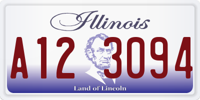 IL license plate A123094