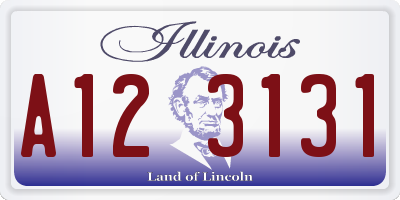 IL license plate A123131