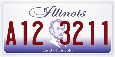 IL license plate A123211