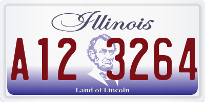 IL license plate A123264
