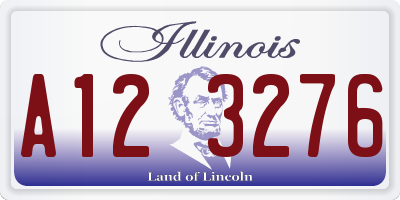 IL license plate A123276