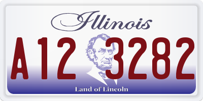 IL license plate A123282