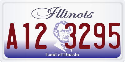 IL license plate A123295