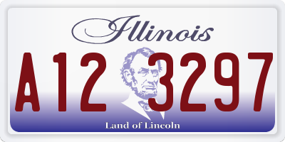 IL license plate A123297