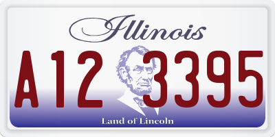 IL license plate A123395