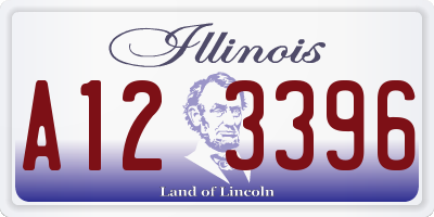 IL license plate A123396