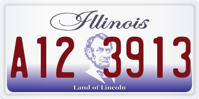 IL license plate A123913