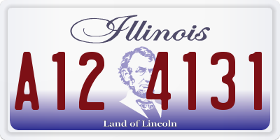 IL license plate A124131