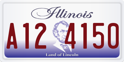 IL license plate A124150