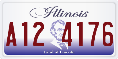 IL license plate A124176