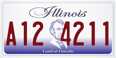IL license plate A124211