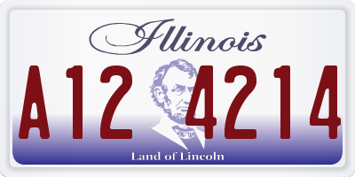 IL license plate A124214