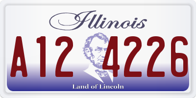 IL license plate A124226