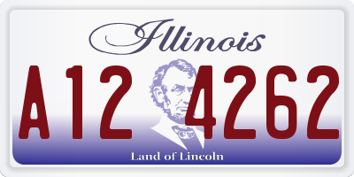 IL license plate A124262