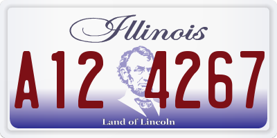 IL license plate A124267