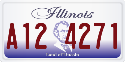 IL license plate A124271