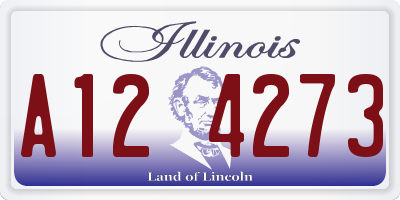 IL license plate A124273