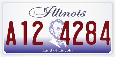 IL license plate A124284