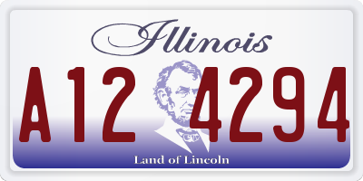IL license plate A124294