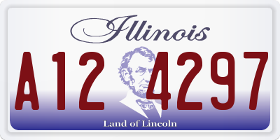 IL license plate A124297