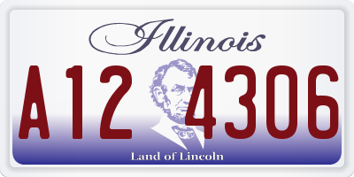 IL license plate A124306
