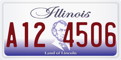 IL license plate A124506