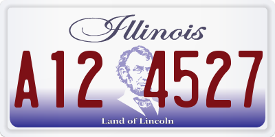 IL license plate A124527