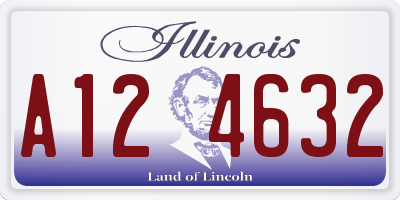 IL license plate A124632