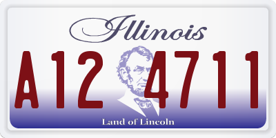 IL license plate A124711