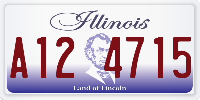 IL license plate A124715