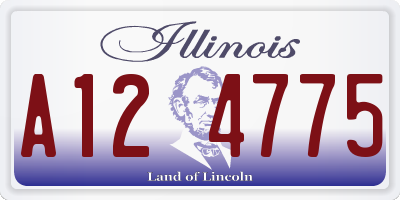 IL license plate A124775