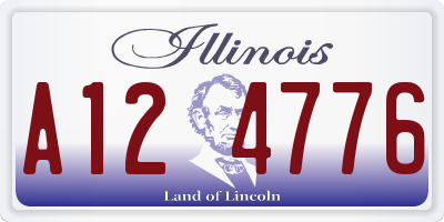 IL license plate A124776