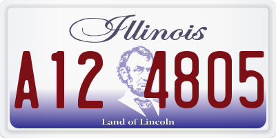 IL license plate A124805