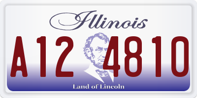 IL license plate A124810