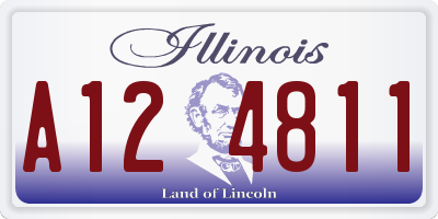 IL license plate A124811