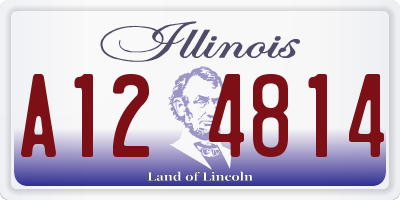 IL license plate A124814