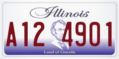 IL license plate A124901