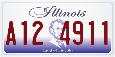 IL license plate A124911
